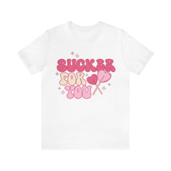 Sandjest Valentine Tee Shirt Sucker for You Gift for Wife Girlfriend