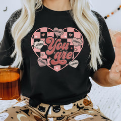 Sandjest Inspirational T-shirt You Are Retro Valentine Gift for Women Girl Friend Teenager