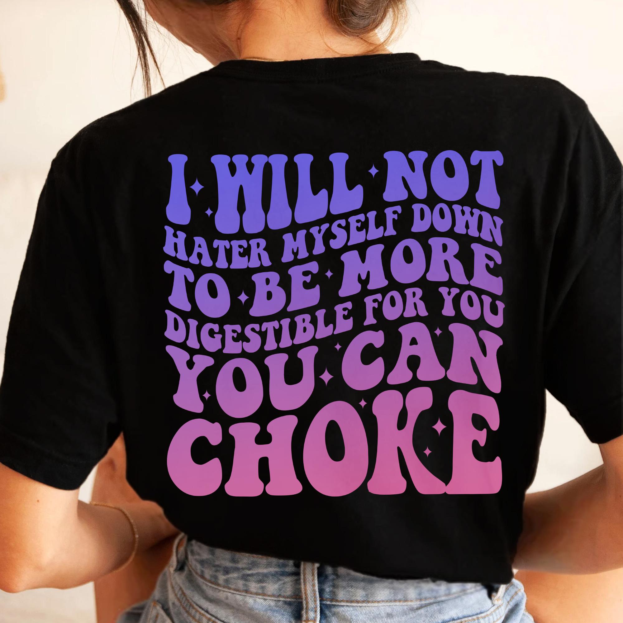 Sandjest Sarcastic Shirt Funny Gift for Women Girl Friends Black Version