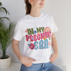 Sandjest Pregnant T-Shirt in My Pregnant Era Gift for Women Girl Friend