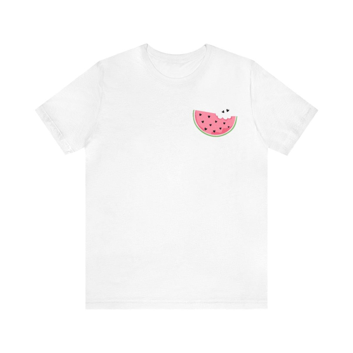 Sandjest Valentine Tee Shirt Watermelon Heart Gift for Couple Wife Girlfriend