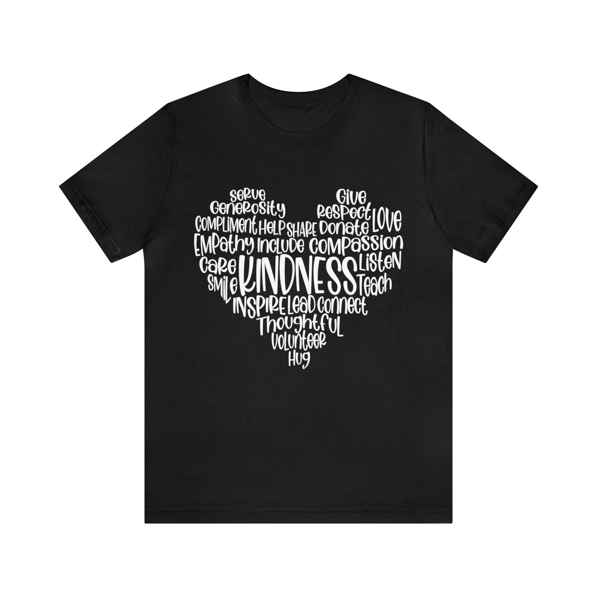 Sandjest Inspirational T-shirt Kindness Gift for Friends Women Men Girl Boy