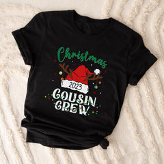 Sandjest Christmas Tshirt Cousin Crew Gift for Women Girl Friend
