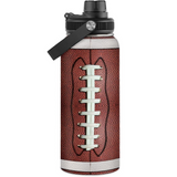 Brown Football Chug Lid Water Bottle 32oz