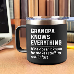 Black Grandpa Mug 14oz