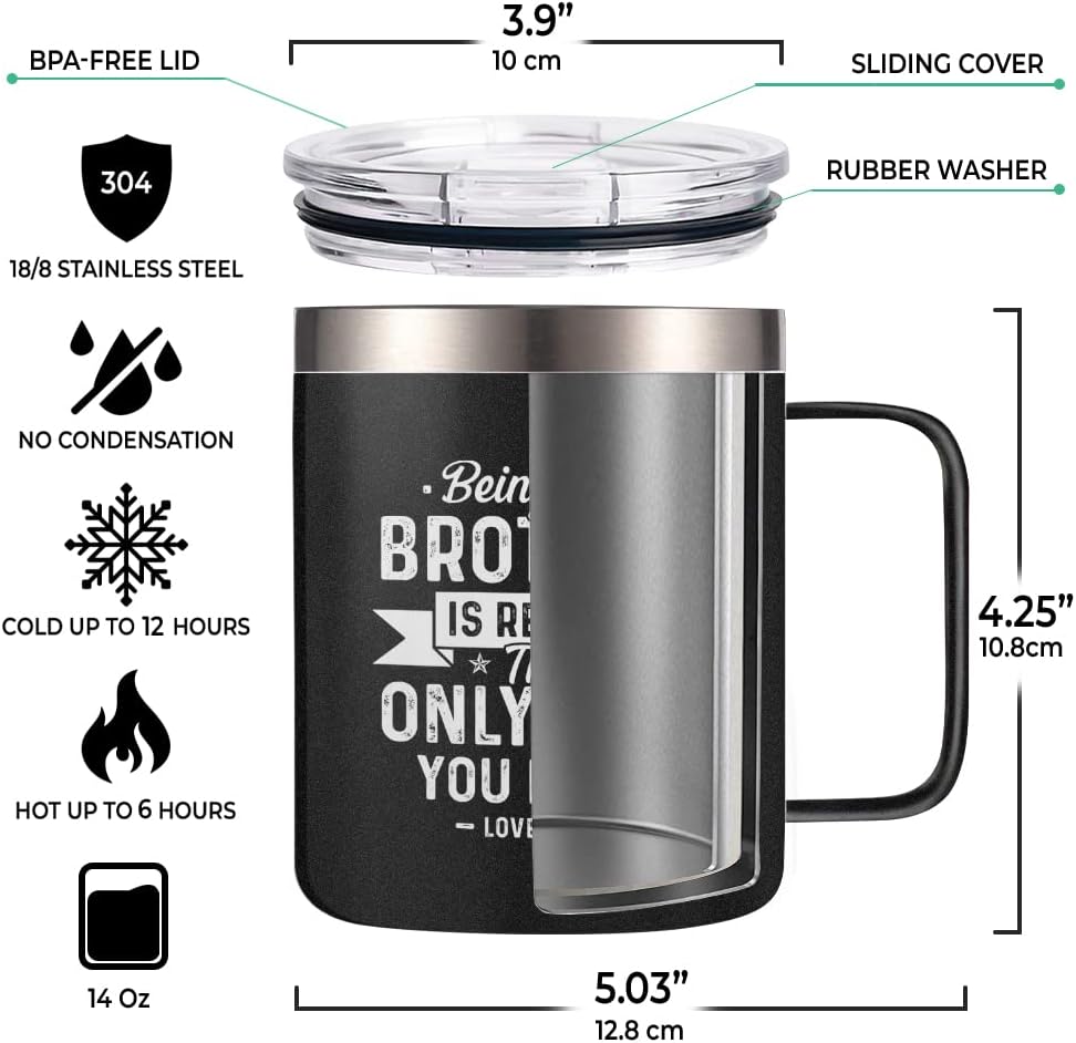 Black Brother Mug 14oz