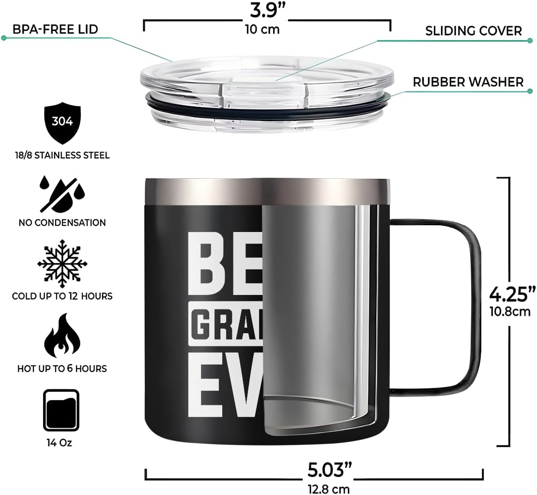 Black Grandpa Mug 14oz