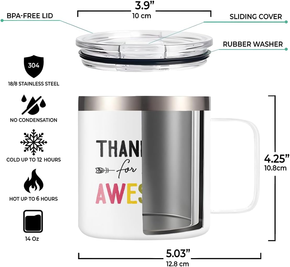 White Inspirational Mug 14oz