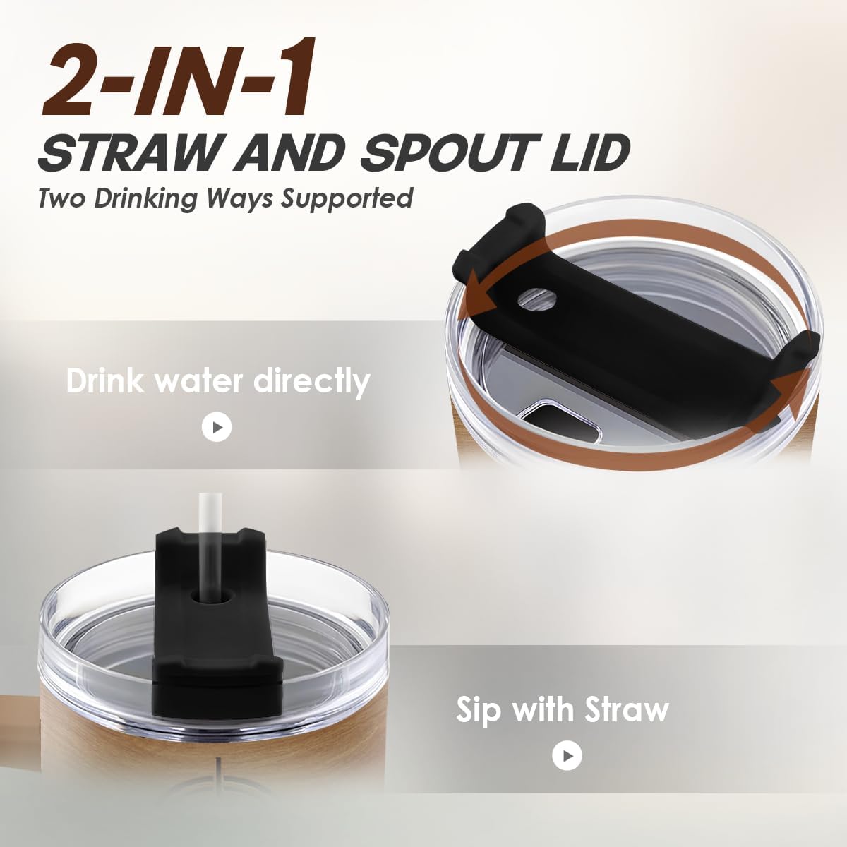 Hunting Tumbler Gift for Men, 40oz Stainless Steel Insulated Coffee Tumbler With Lid & Straw, Travel Cup Gift for Dad Husband, Christmas Birthday Father's Day