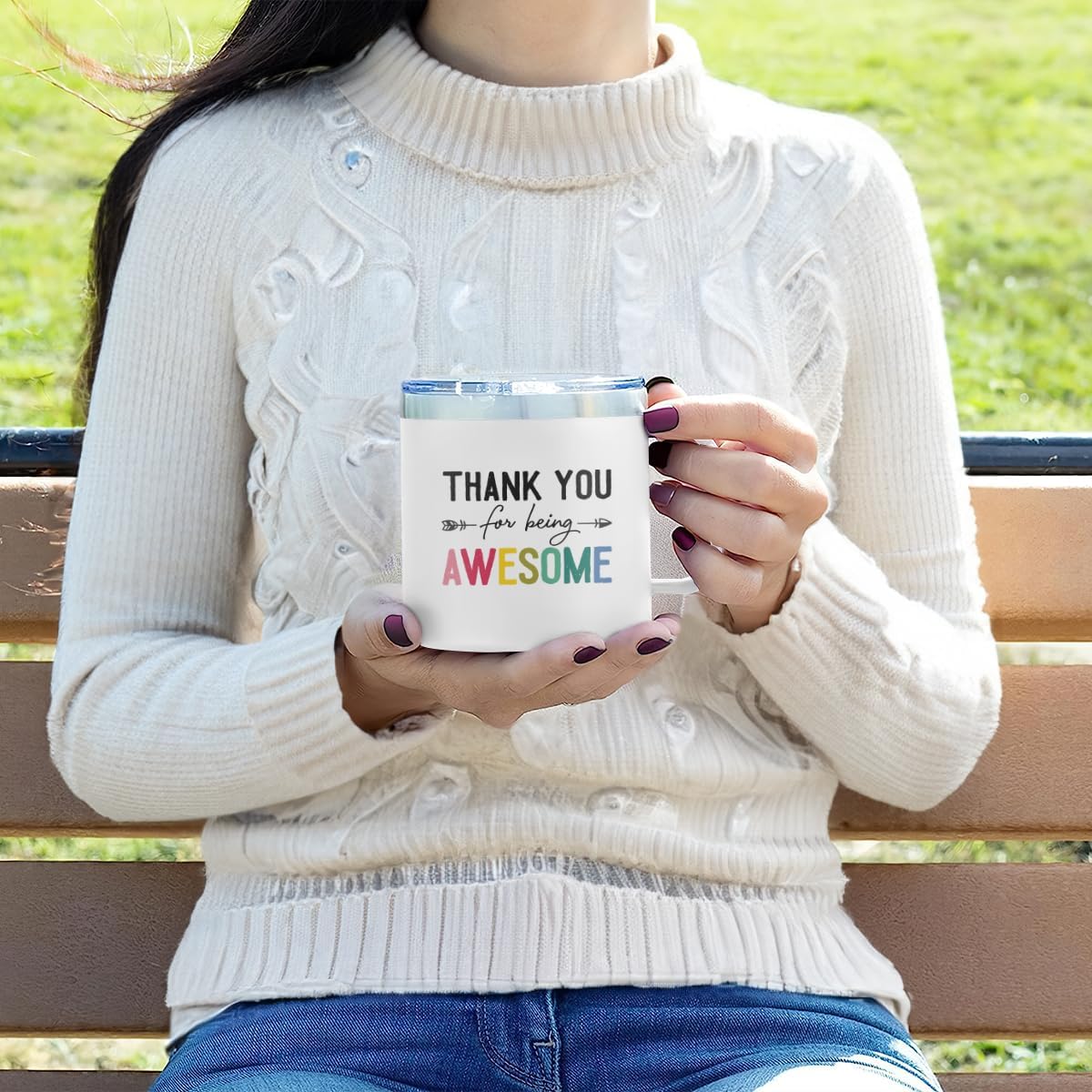 White Inspirational Mug 14oz