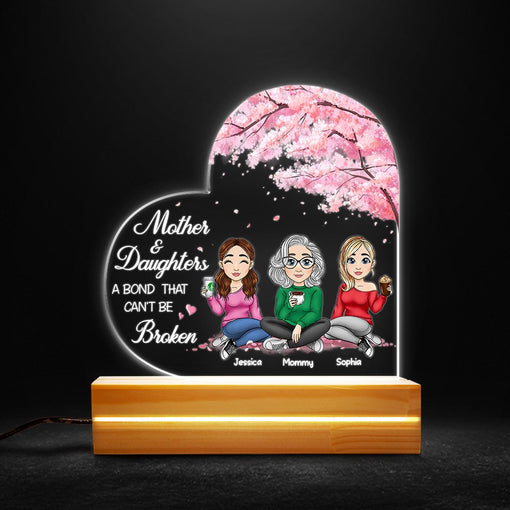 A Bond Between Mom & Daughter Personalized LED Night Light