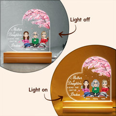 A Bond Between Mom & Daughter Personalized LED Night Light