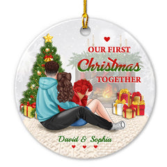 All I Want For Christmas Is You Personalized Couple Ornament