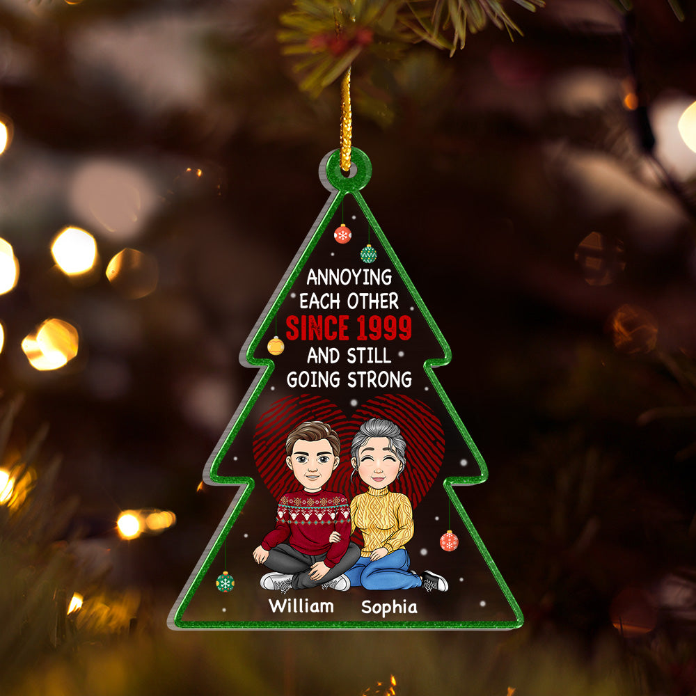 Annoying Each Other And Still Going Strong Personalized Ornament