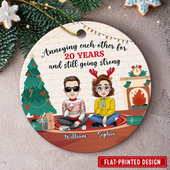 Annoying Each Other Gift For Couple Personalized Ornament