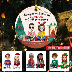 Annoying Each Other Gift For Couple Personalized Ornament