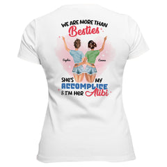 BFF Acomplice and Alibi Personalized Gift T-shirt