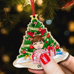 Cute Christmas Baby Personalized Ornament