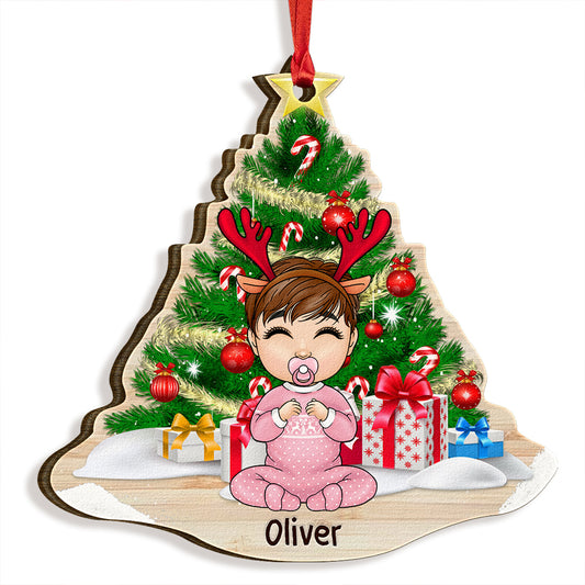 Cute Christmas Baby Personalized Ornament