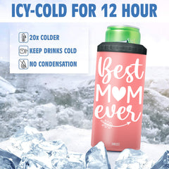 Best Mom Ever Can Cooler Pink Color Gifts For Mom On Mother's Day