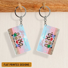 Besties Forever Personalized Keychain Gift for Best Friends