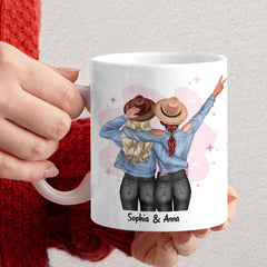 Besties Forever Personalized Mug Gift For Best Friends