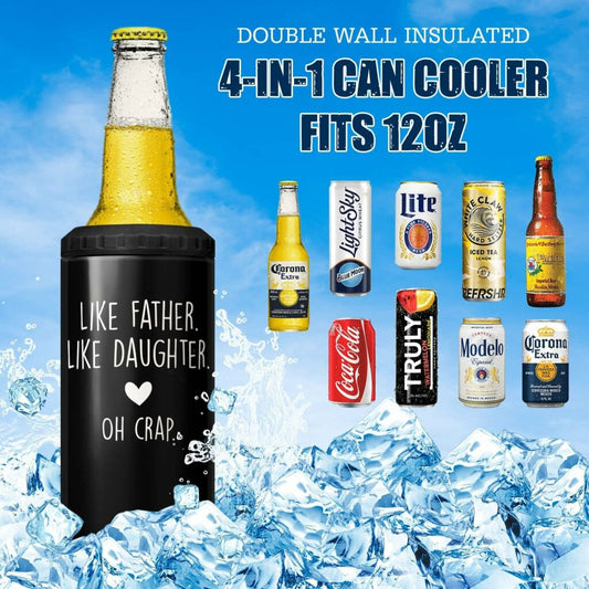 Can Cooler Gift For Dad From Daughter Like Father Like Daughter