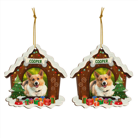 Christmas Dog House Personalzied Ornament