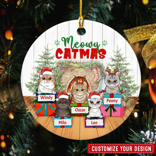 Christmas Gift For Cat Lover Personalized Ornament