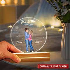 Couple Kissing You And Me We Got This Personalized Led Night Light