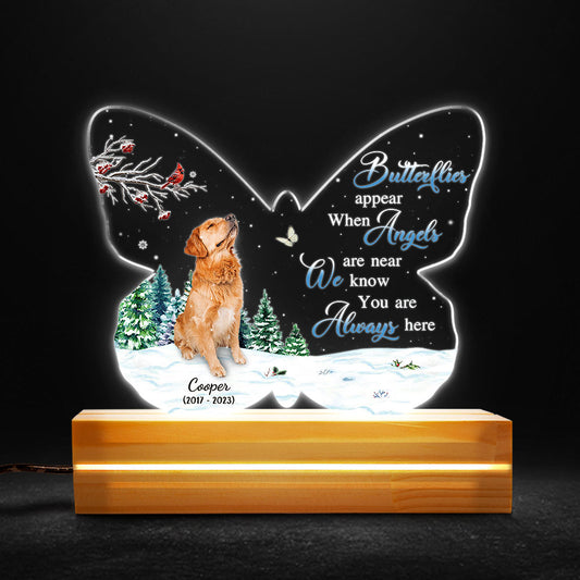 Custom Photo of Pet for Remembrance Personalized Led Light