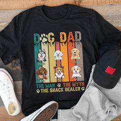 Dog Dad Man Myth Snack Dealer Personalized Shirt