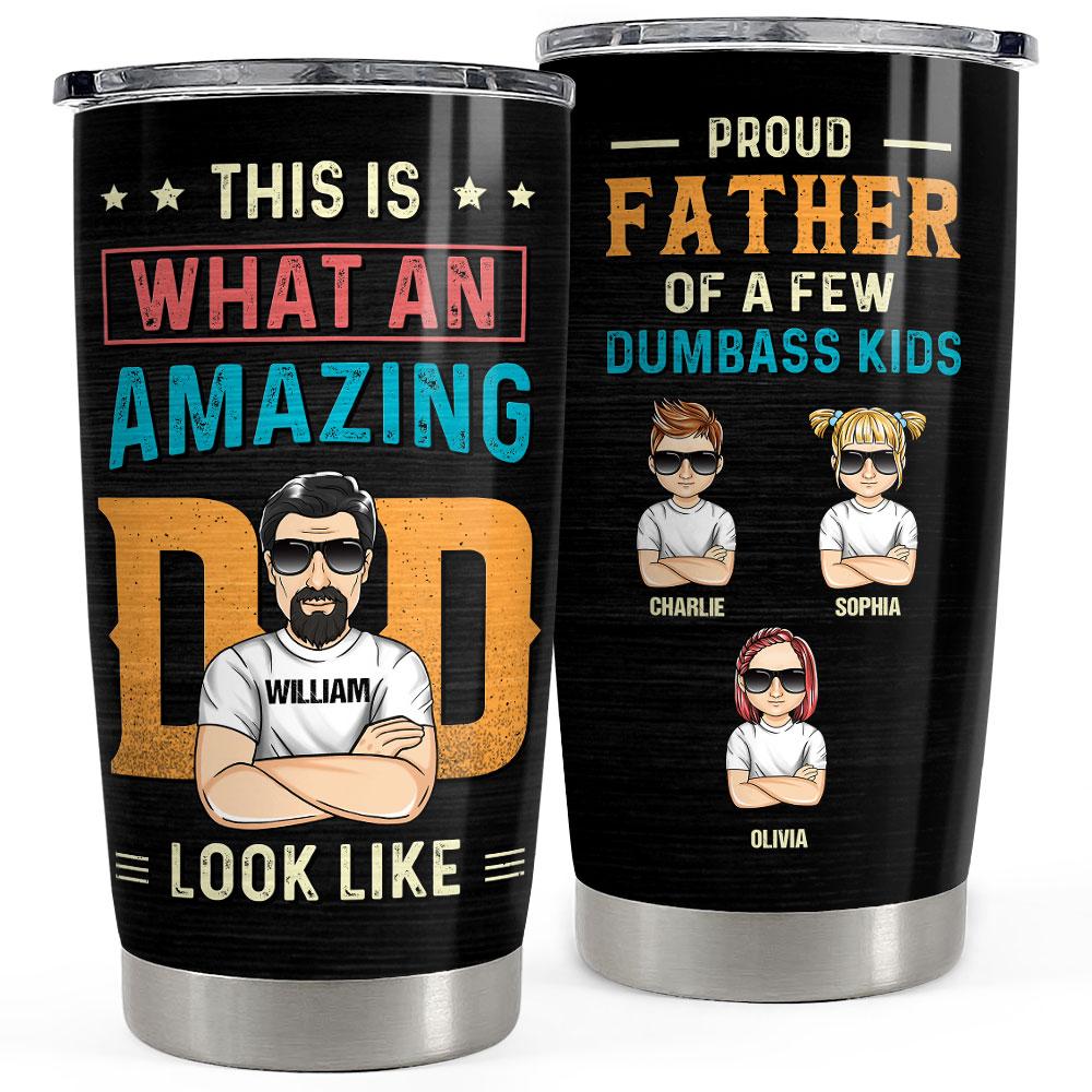Amazing Dad Personalized Tumbler Cup