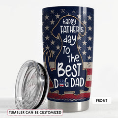 Happy Father Day Dog Dad Personalized Tumbler Cup