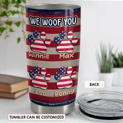 Happy Father Day Dog Dad Personalized Tumbler Cup
