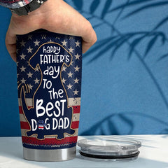 Happy Father Day Dog Dad Personalized Tumbler Cup