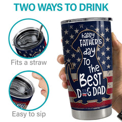 Happy Father Day Dog Dad Personalized Tumbler Cup