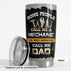 Mechanic Dad Personalized Tumbler Cup