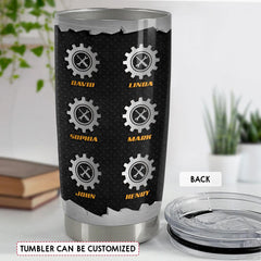 Mechanic Dad Personalized Tumbler Cup