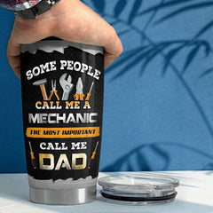 Mechanic Dad Personalized Tumbler Cup