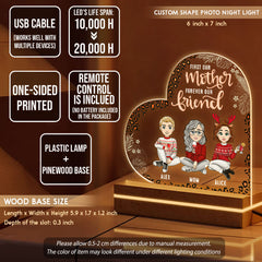 First Our Mother Forever Our Friend Personalized Led Night Light