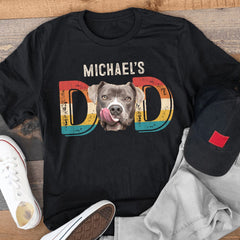 Funny Personalized Dog Dad Shirt With Customized Dog's Photo