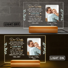 Gift For New Dads Personalized Led Night Light