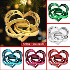 God Knew My Heart Needed You Couple Personalized Ornament