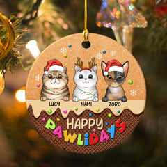 Happy Pawlidays Personalized For Cat Lover