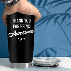 Inspiration Tumbler Gift Thank You for Being Awesome Tumbler Gift Set