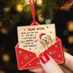Letter from Heaven Memorial Dog Personalized Ornament
