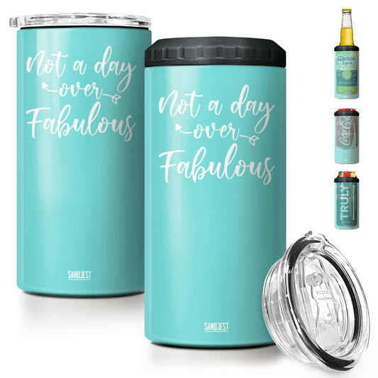Not A Day Over Fabulous Can Cooler Inspiration Gift For Friend