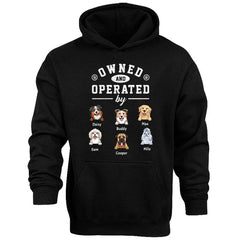 Owned And Operated By My Dogs Personalized Shirt For Dog Dad