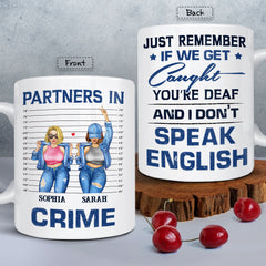 Partners In Crime Personalized Mug Gift For Besties